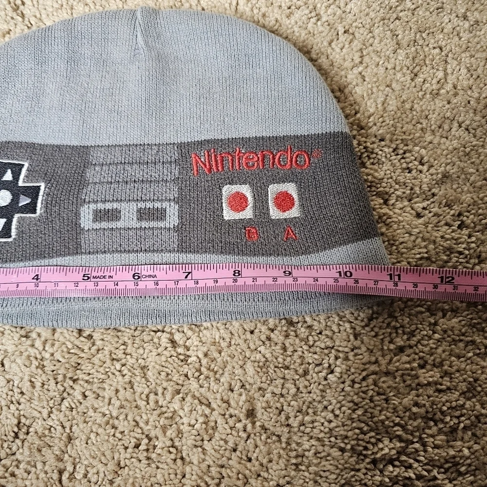 Vintage Nintendo Beanie Winter Hat Size 22in